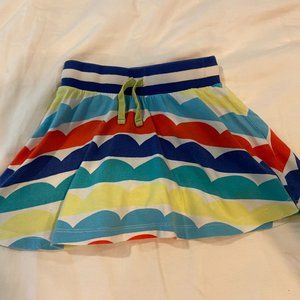 Mini Boden Sunrise Multi Colored Skort - Size 5/6